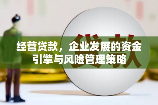 淮南经营贷款，企业发展的资金引擎与风险管理策略