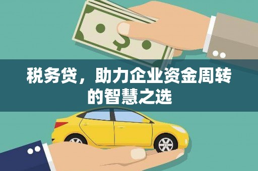新宾税务贷，助力企业资金周转的智慧之选