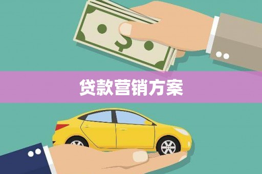 凤泉贷款营销方案