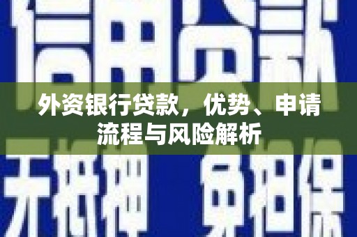 青州外资银行贷款，优势、申请流程与风险解析