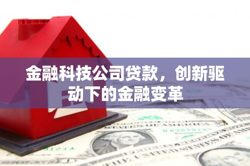 蓝田金融科技公司贷款，创新驱动下的金融变革