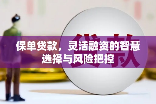 吴中保单贷款，灵活融资的智慧选择与风险把控