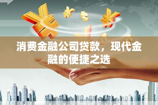 滨湖消费金融公司贷款，现代金融的便捷之选