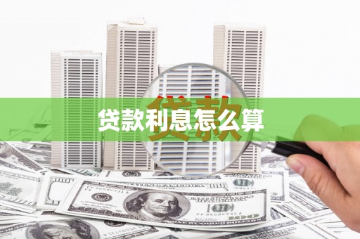 芦洲贷款利息怎么算