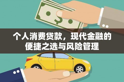 兰屿个人消费贷款，现代金融的便捷之选与风险管理