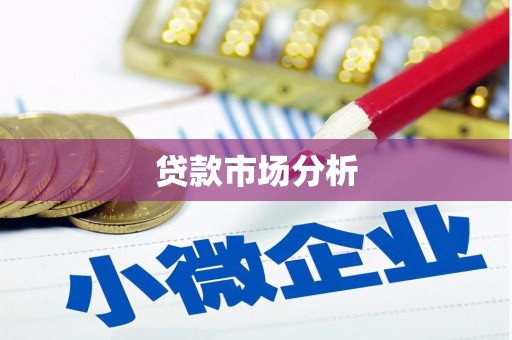 颍州贷款市场分析