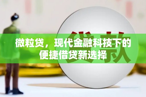 鲅鱼圈微粒贷，现代金融科技下的便捷借贷新选择