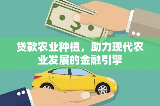 美浓贷款农业种植，助力现代农业发展的金融引擎