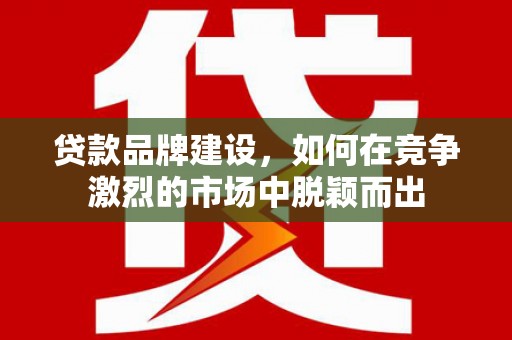 宁陵贷款品牌建设，如何在竞争激烈的市场中脱颖而出