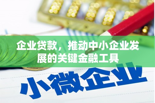 楠西企业贷款，推动中小企业发展的关键金融工具