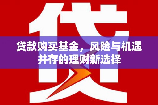 通山贷款购买基金，风险与机遇并存的理财新选择