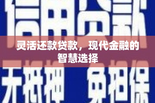 潢川灵活还款贷款，现代金融的智慧选择