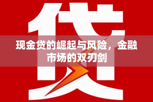 天镇现金贷的崛起与风险，金融市场的双刃剑