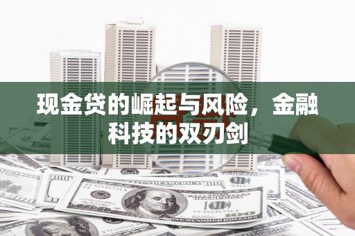 迎江现金贷的崛起与风险，金融科技的双刃剑