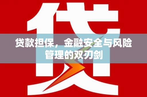 青秀贷款担保，金融安全与风险管理的双刃剑