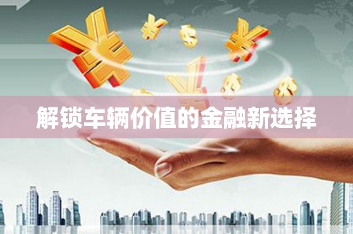 良庆解锁车辆价值的金融新选择