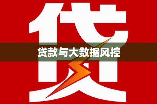 秀林贷款与大数据风控