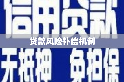 鄯善贷款风险补偿机制