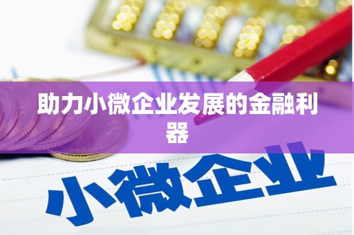 平潭助力小微企业发展的金融利器